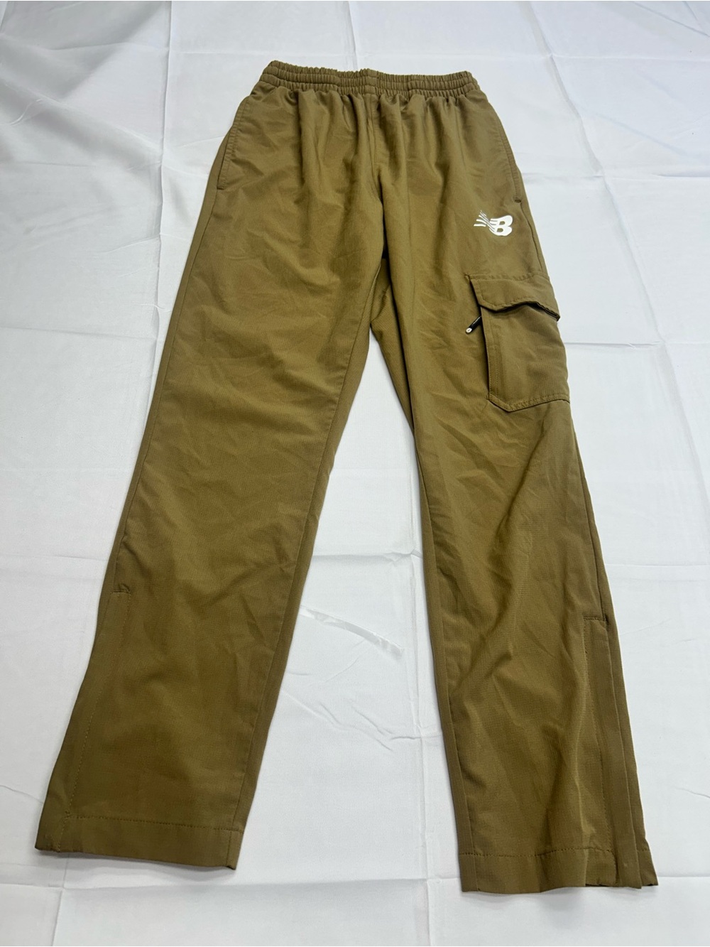 New Balance Cargo Track Pants Khaki Brown Athletic Joggers Men's Size S